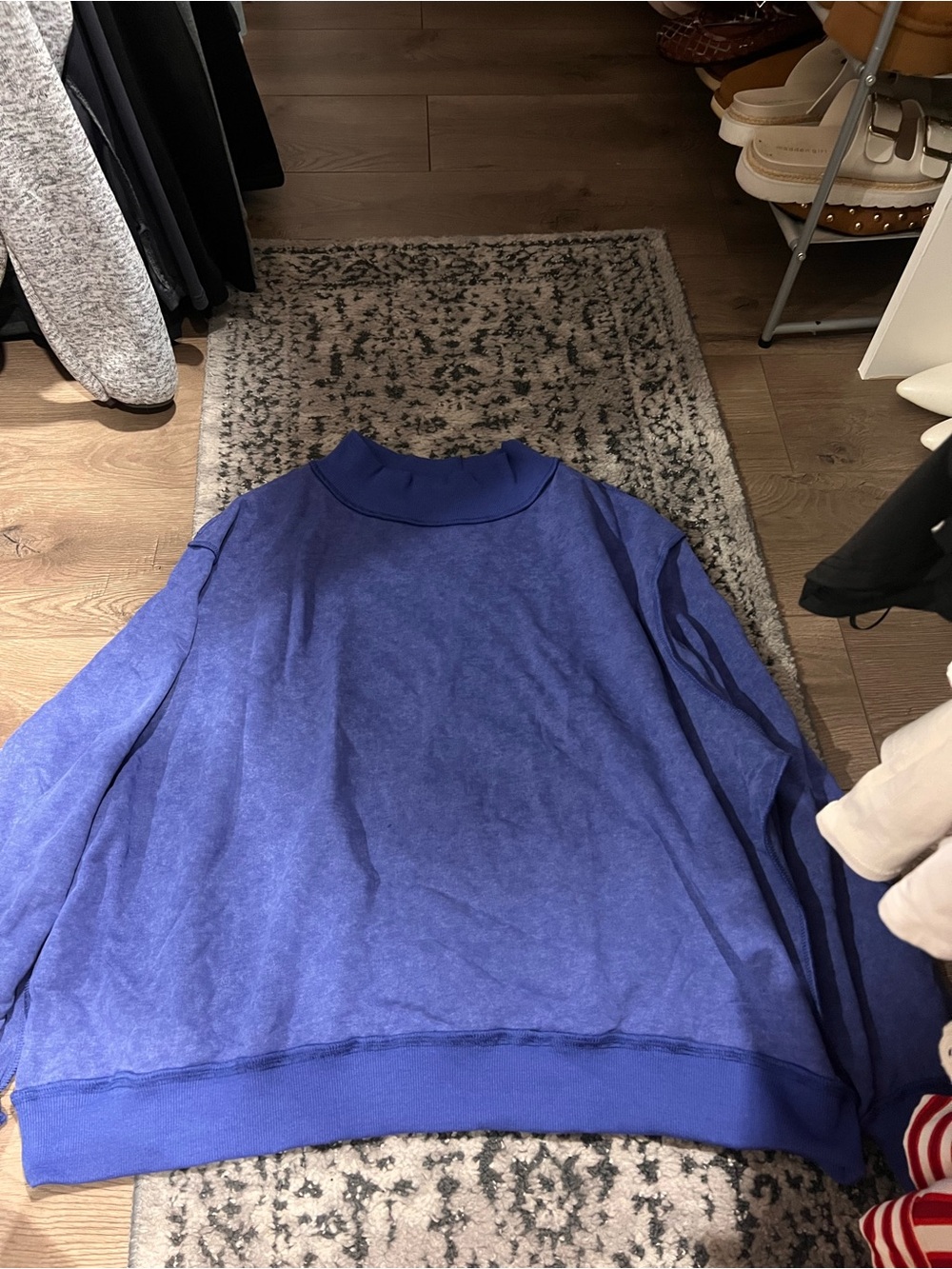 BUCKETLIST Crewneck Sweater in Royal Blue